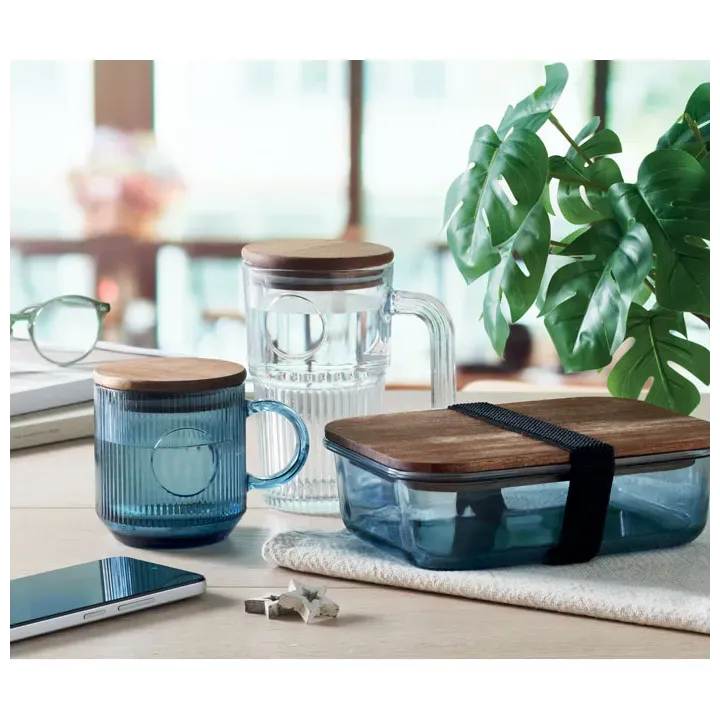 Ribbed glass mug 300ml - MO2752 (MOCN#23)